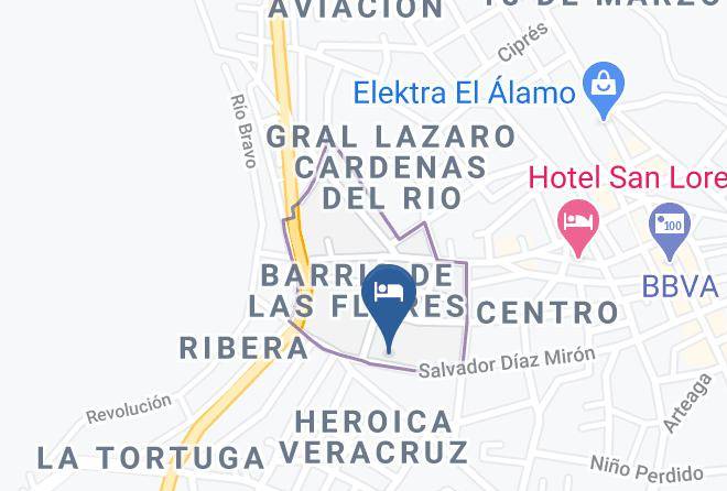 Alamo Temapache - Hotel Elizabeth Maps