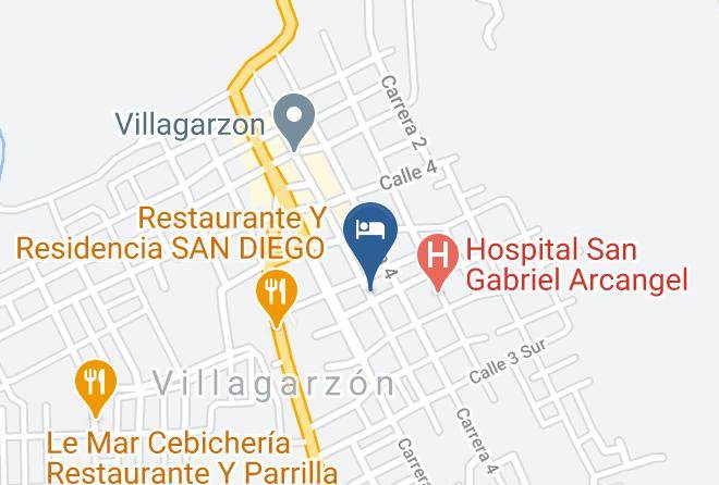 Villagarzon - Hotel Elizabeth Maps