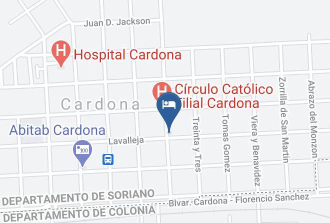 Cardona - Hotel Elizondo Maps