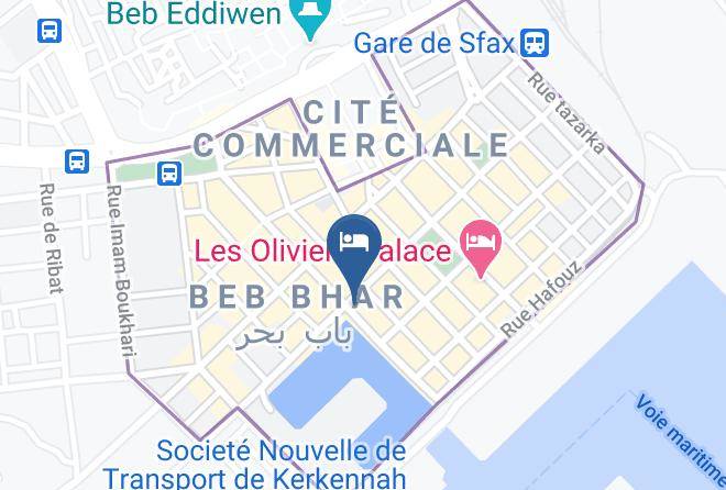 Tunisia - Hotel Ellayali Maps