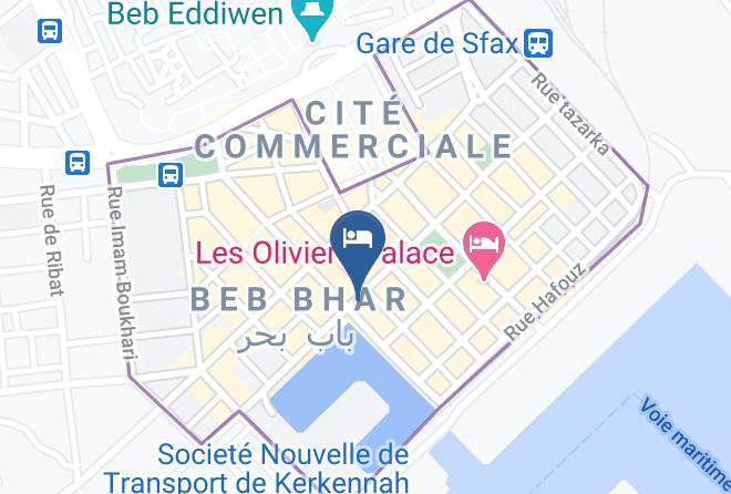 Tunisia - Hotel Ellayeli Maps