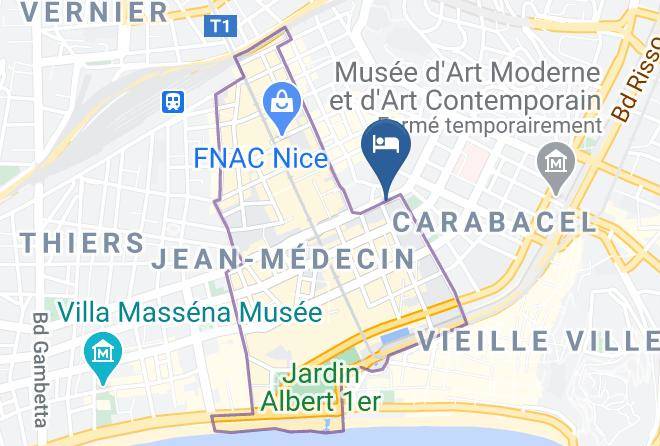 Maritime Alps - Hotel Ellington Nice Centre Maps