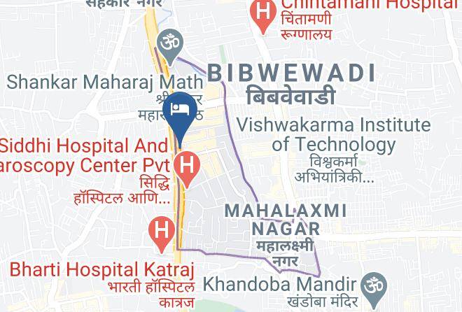 Pune - Hotel Ellora Park Maps