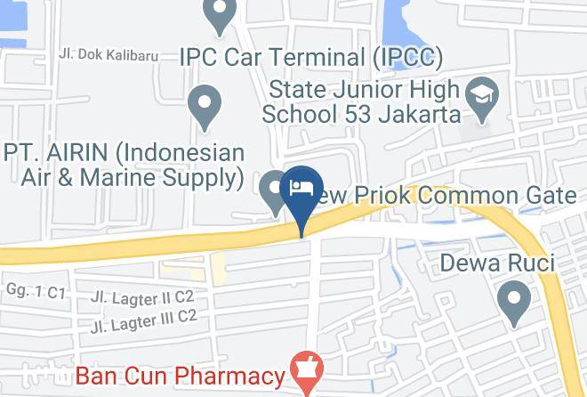 North Jakarta - Hotel Ellysta Jaya Maps