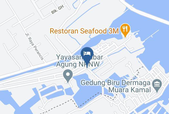 Tangerang Regency - Hotel Ellysta Dadap Maps