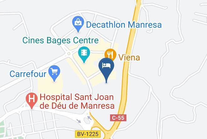 Barcelona - Hotel Els Noguers Manresa Maps