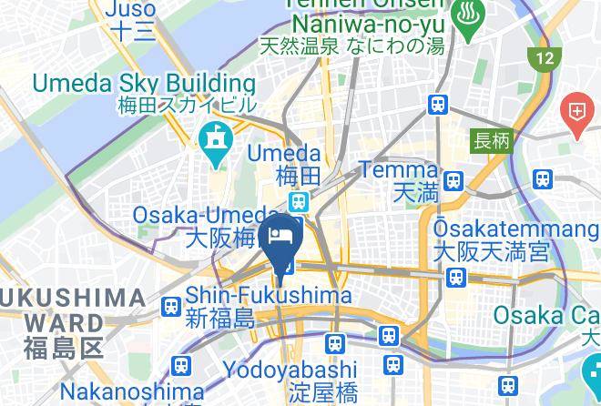 Osaka City Kita Ward - Hotel Elsereine Osaka Maps