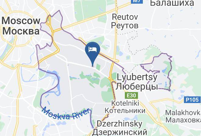 Moscow - Hotel Elux Maps