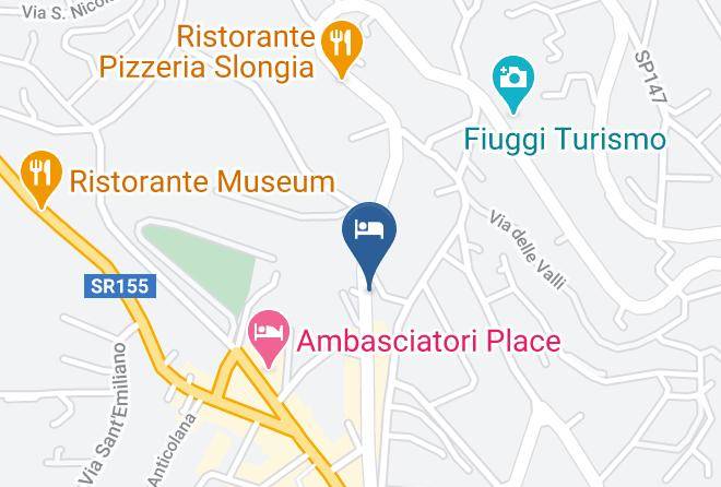 Frosinone - Hotel Elvira Fiuggi Maps