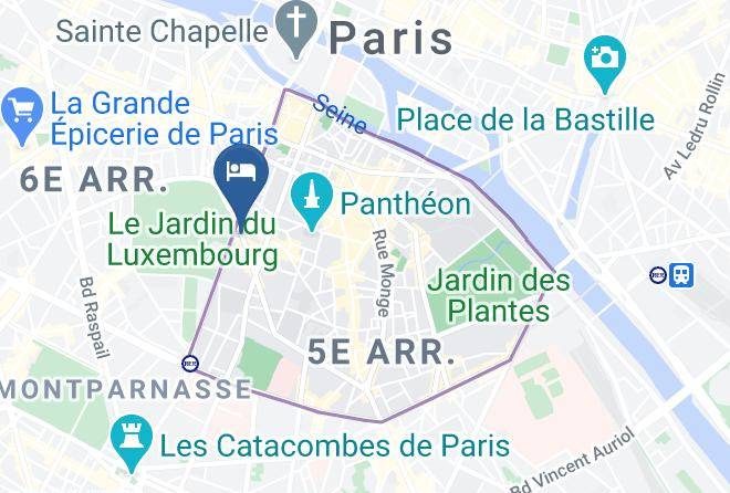 Hotel Elysa Luxembourg Map