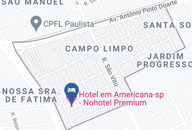 Americana - Hotel Em Americana Sp Nohotel Premium Maps