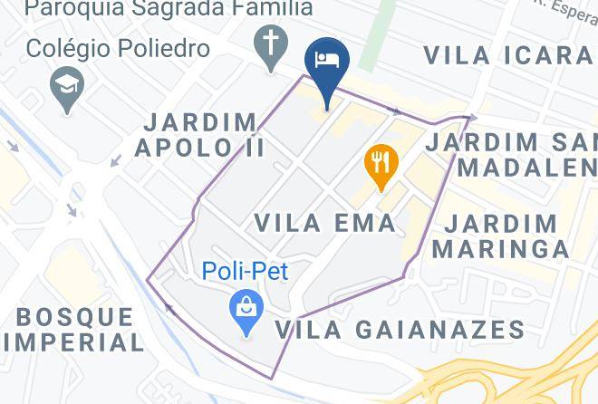 Sao Jose Dos Campos - Hotel Ema Palace Maps
