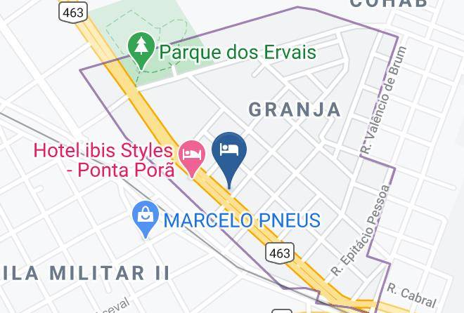Ponta Pora - Hotel Emanuel Maps