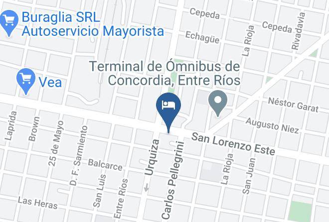 Hotel Embajador Map