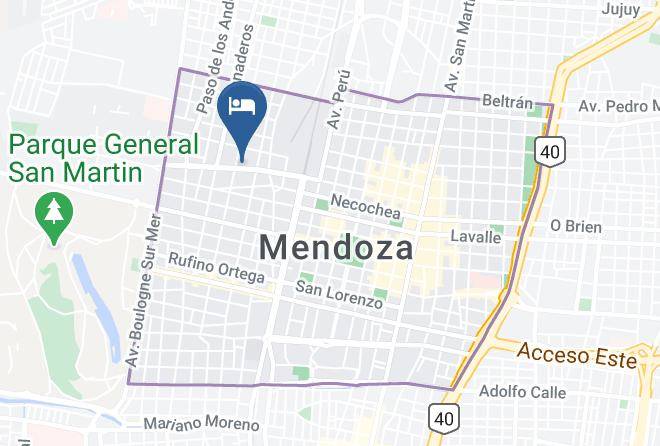Mendoza - Hotel Embajador Maps