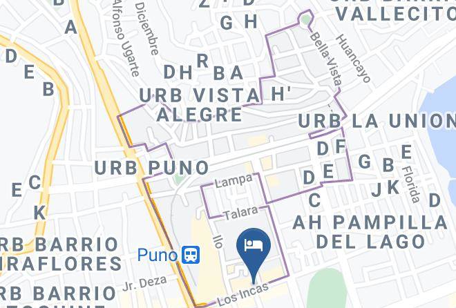 Puno - Hotel Embajador Puno Maps