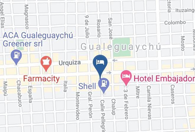 Gualeguaychu - Hotel Praga Maps