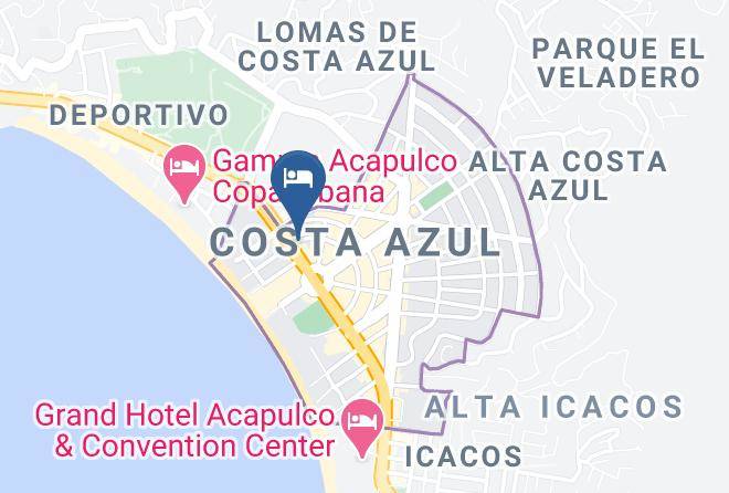Acapulco De Juarez - Hotel Embassy Maps