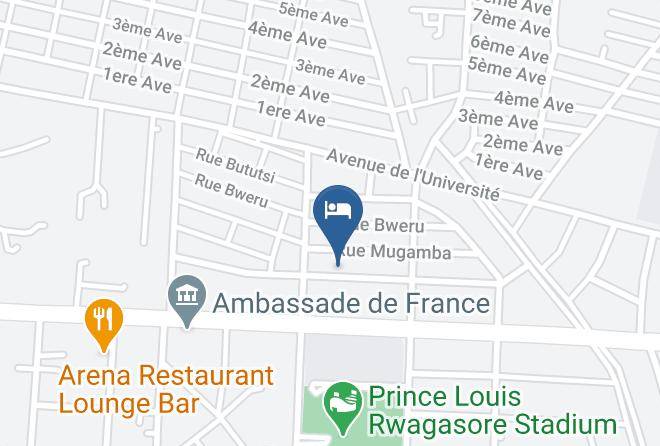 Bujumbura - Hotel Emeraude Maps