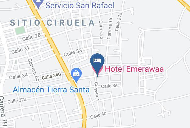 Riohacha - Hotel Emerawaa Maps