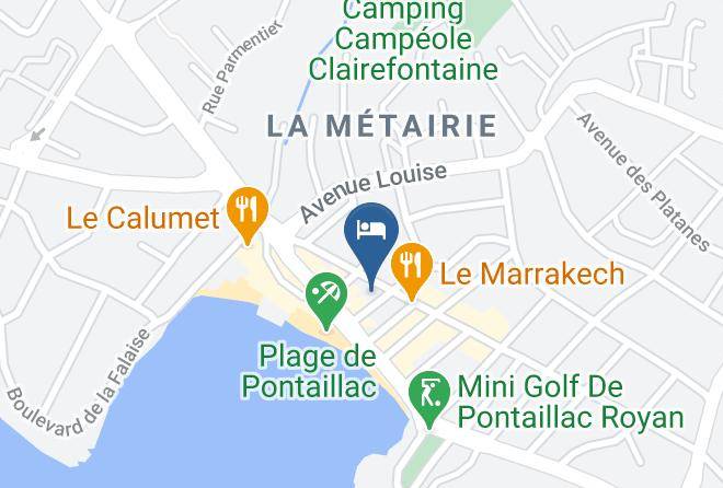 Charente Maritime - Hotel Emilie Maps