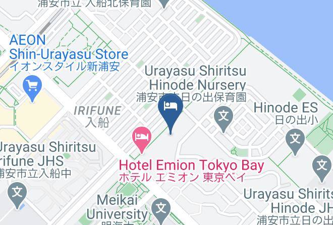 Urayasu City - Hotel Emion Tokyo Bay Emion Square Maps
