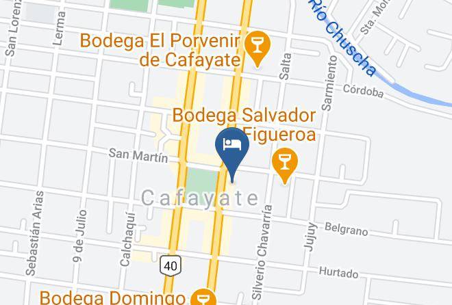 Cafayate - Hotel Emperador Maps