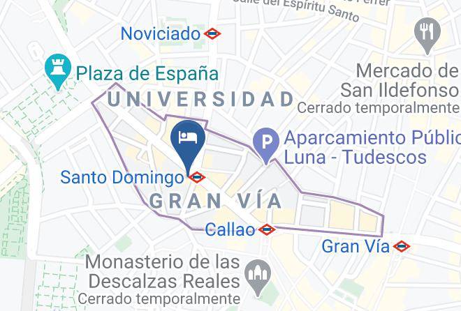 Madrid - Hotel Emperador Maps