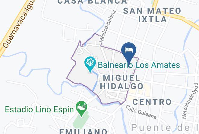 Puente De Ixtla - Hotel Emperador Maps