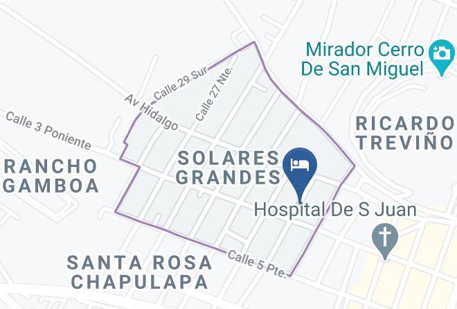 Atlixco - Hotel Emperadores Maps