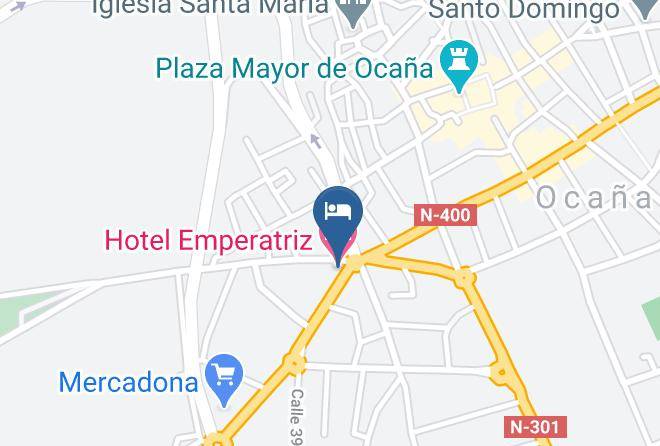Toledo - Hotel Emperatriz Maps
