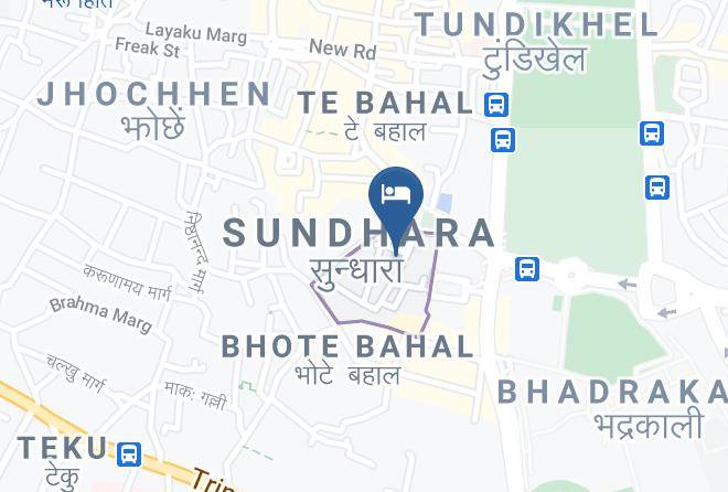 Kathmandu - Hotel Emperor Maps