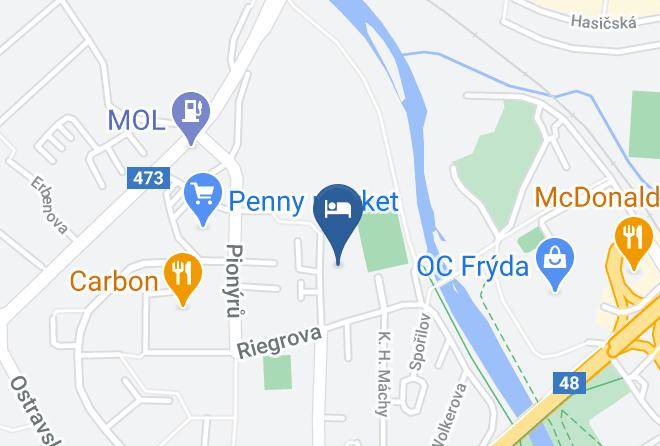 Frydek Mistek - Hotel Empire Maps