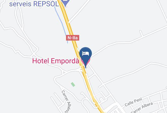 Girona - Hotel Emporda Maps