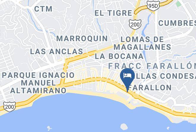 Acapulco De Juarez - Hotel Emporio Acapulco Maps