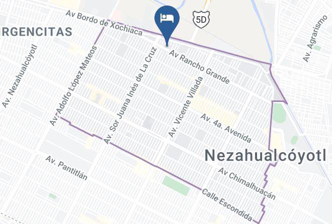 Ciudad Nezahualcoyotl - Hotel Emporio Maps