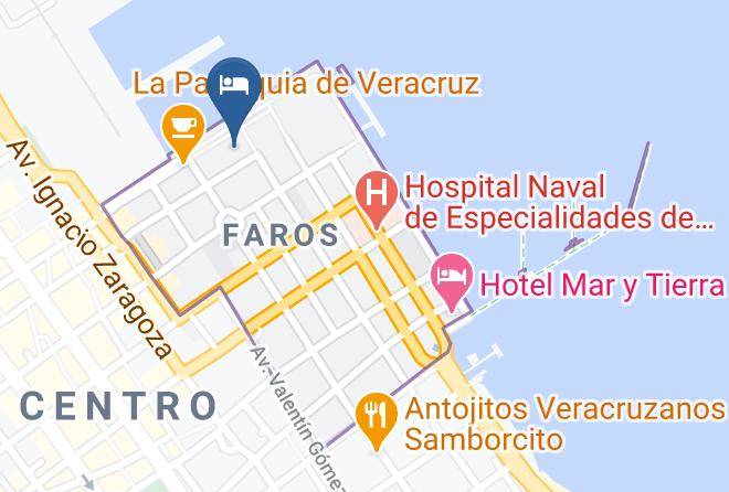 Veracruz Faros - Hotel Emporio Veracruz Maps