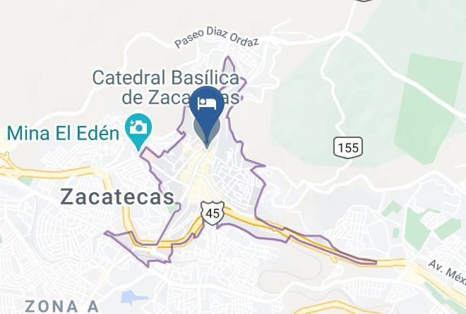 Zacatecas Zacatecas Centro - Hotel Emporio Zacatecas Maps
