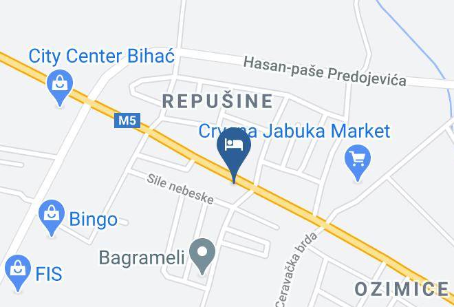 Unsko Sanski - Hotel Emporium Maps