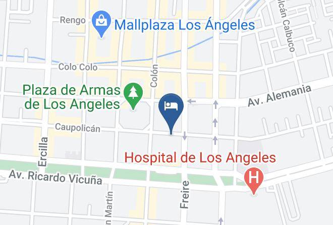 Los Angeles - Hotel Empresarial Maps