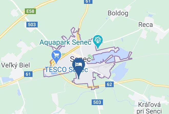 Senec - Hotel Emtes Sro Maps