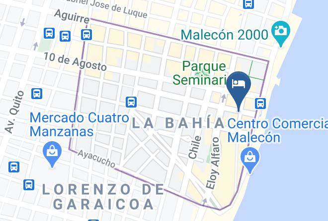 Hotel En Guayaquil Malecon Inn Carta Geografica - Guayas - Guayaquil