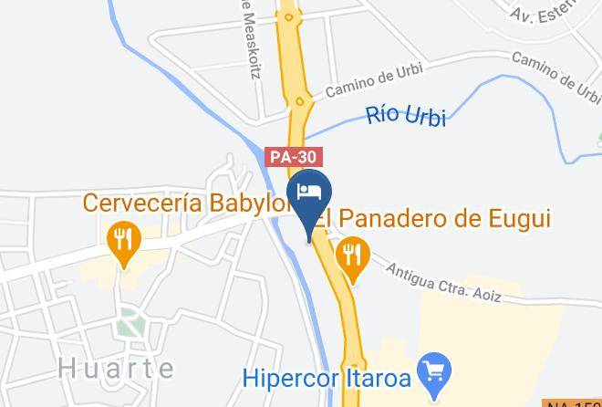 Navarra - Hotel En Pamplona Hotel Iriguibel Maps