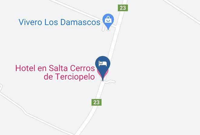 Rosario De Lerma - Hotel En Salta Cerros De Terciopelo Maps