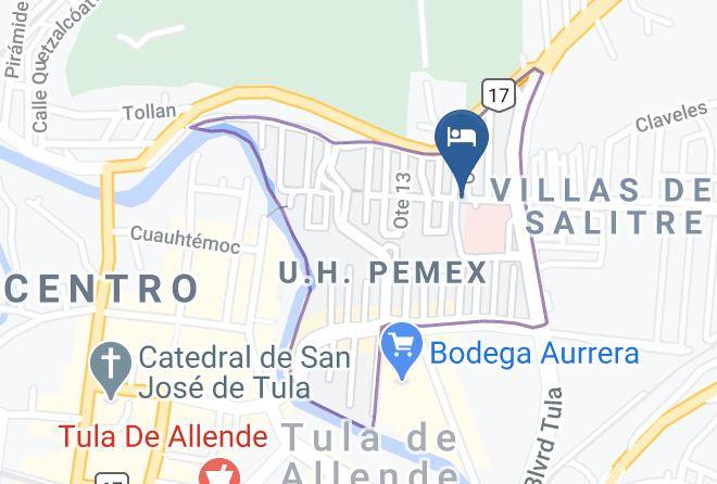 Tula De Allende - Hotel En Tula Hidalgo Terraza 10 Maps