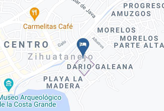 Jose Azueta - Hotel En Zihuatanejo Ventura Maps