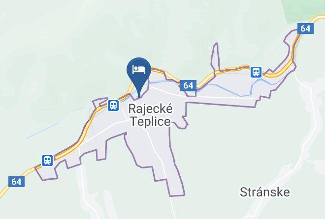 Rajecke Teplice - Hotel Encian Maps