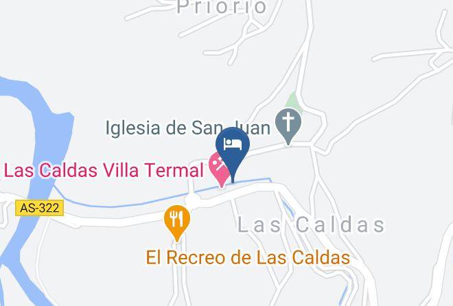 Asturias - Hotel Las Caldas Spa & Sport Maps