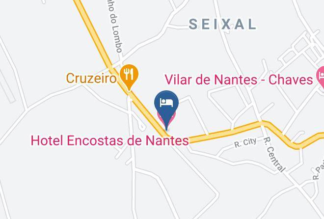 Chaves - Hotel Encostas De Nantes Maps