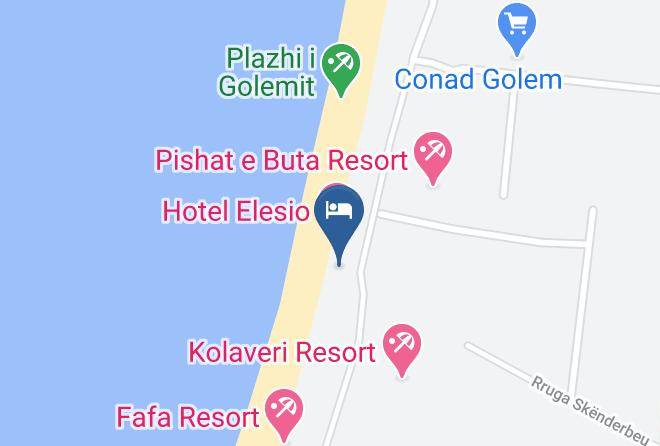 Kavaje - Hotel Enera Maps